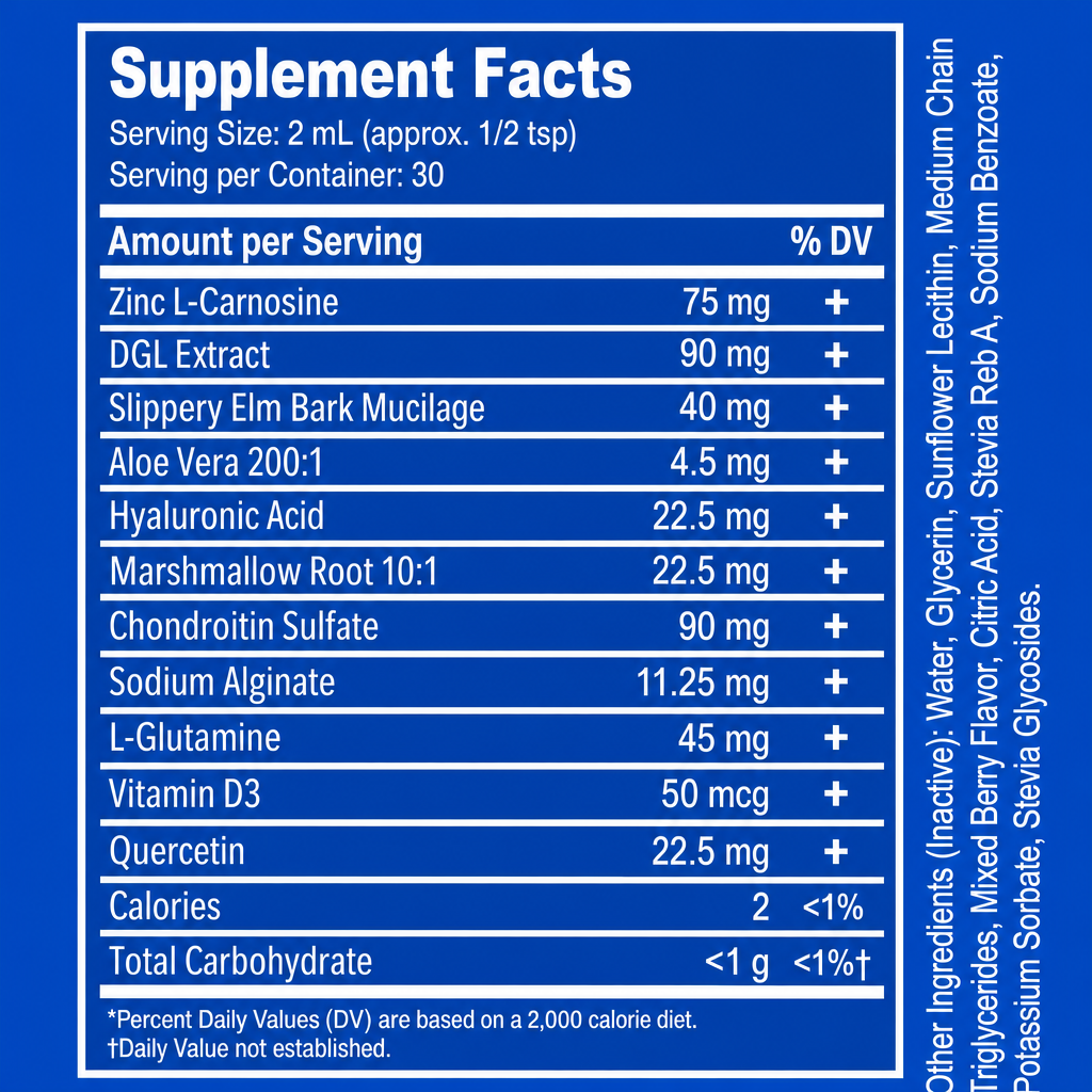 Premium Nano-Powered Esophageal & Stomach Formula